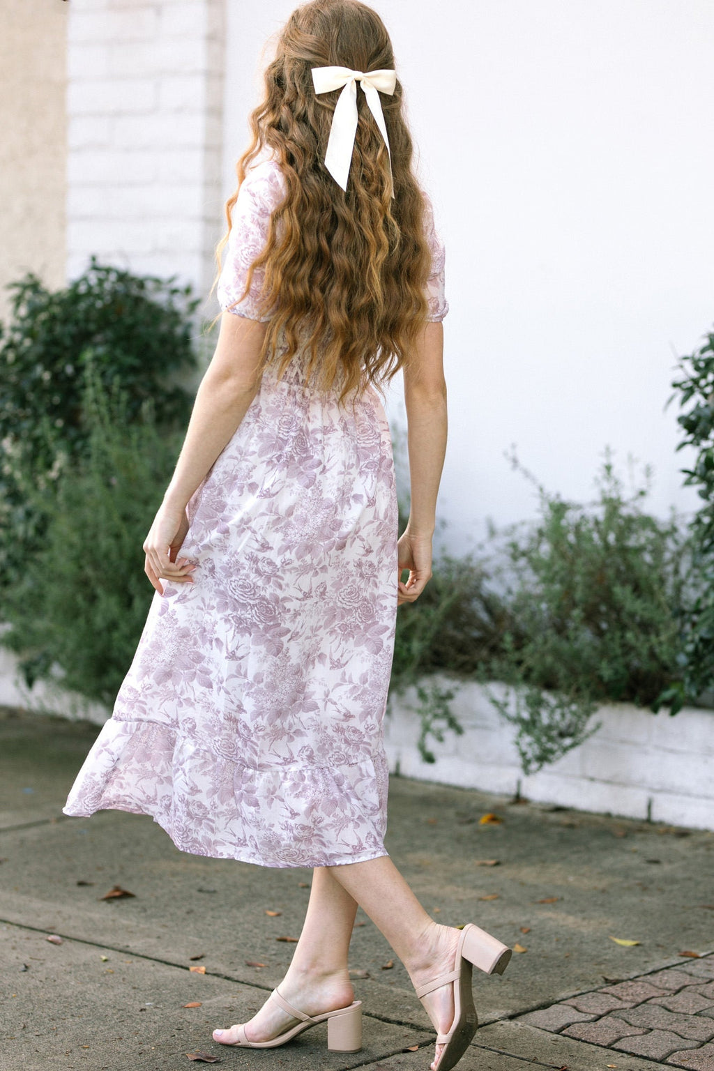 Smocked Midi Dress